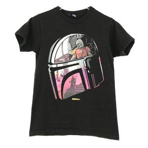 Star Wars Mens Shirt Small Mandalorian Big Helmet Short Sleeve Graphic Tee